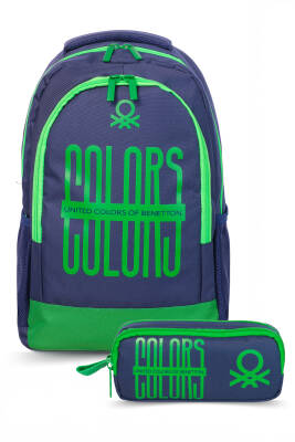 United Colors Of Benetton. Elegant Unisex Çocuk Sırt Çantası Seti - United Colors Of Benetton.