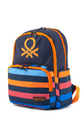 United Colors of Benetton. Şerit Detaylı Erkek Çocuk İlkokul Çantası - United Colors Of Benetton.