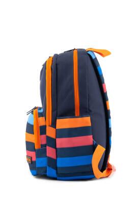 United Colors of Benetton. Şerit Detaylı Erkek Çocuk İlkokul Çantası - United Colors Of Benetton.