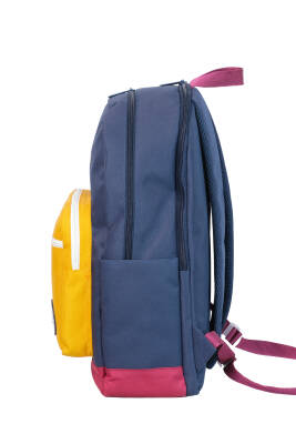 United Colors Of Benetton. Tricolor Çift Bölme Erkek Çocuk Sırt Çantası - United Colors Of Benetton.