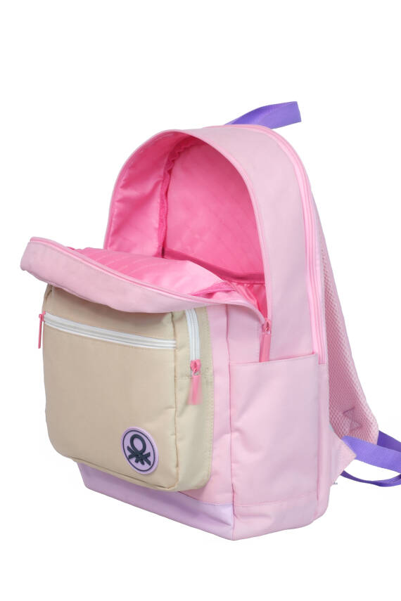 United Colors of Benetton. Tricolor Kız Çocuk İlkokul Çantası - 5