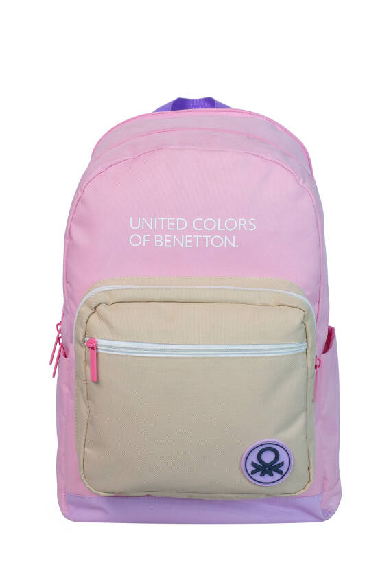 United Colors of Benetton. Tricolor Kız Çocuk İlkokul Çantası - 1