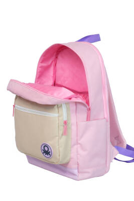 United Colors of Benetton. Tricolor Kız Çocuk İlkokul Çantası - United Colors Of Benetton.