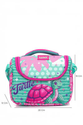 Wia 3'lü Kaplumbağa Temalı Çocuk Okul Çanta Seti - 7