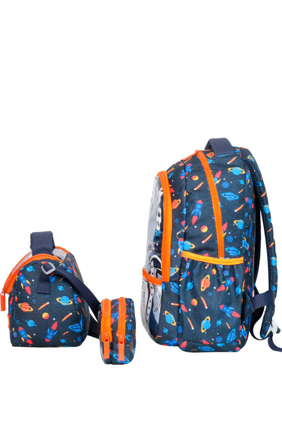 Wia Astronot Erkek Çocuk Çanta Seti - 3