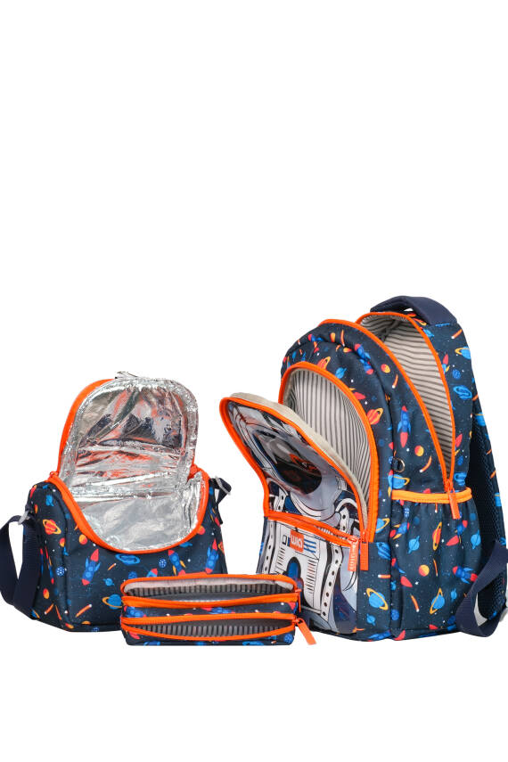 Wia Astronot Erkek Çocuk Çanta Seti - 5
