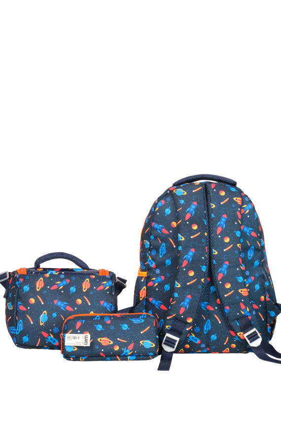 Wia Astronot Erkek Çocuk Çanta Seti - 4