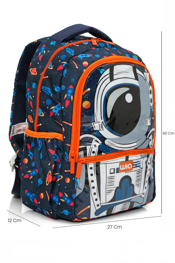 Wia Astronot Erkek Çocuk Çanta Seti - 9