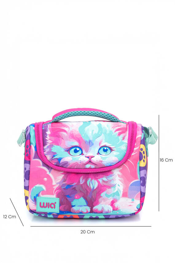Wia Cat Kız Çocuk 3'lü Okul Çanta Seti - 7