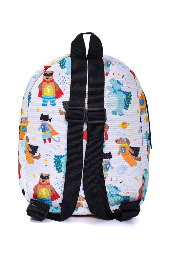 Wia Eğlenceli Baskı Tek Bölmeli Kreş Çanta - 8