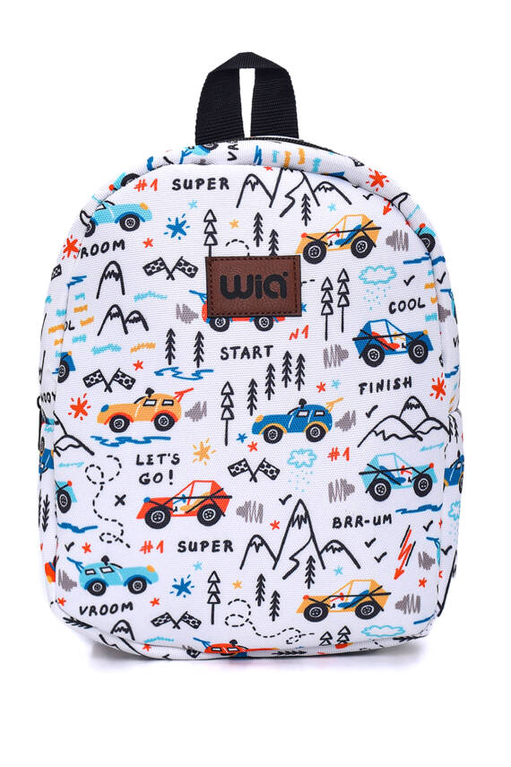 Wia Eğlenceli Baskı Tek Bölmeli Kreş Çanta - 229