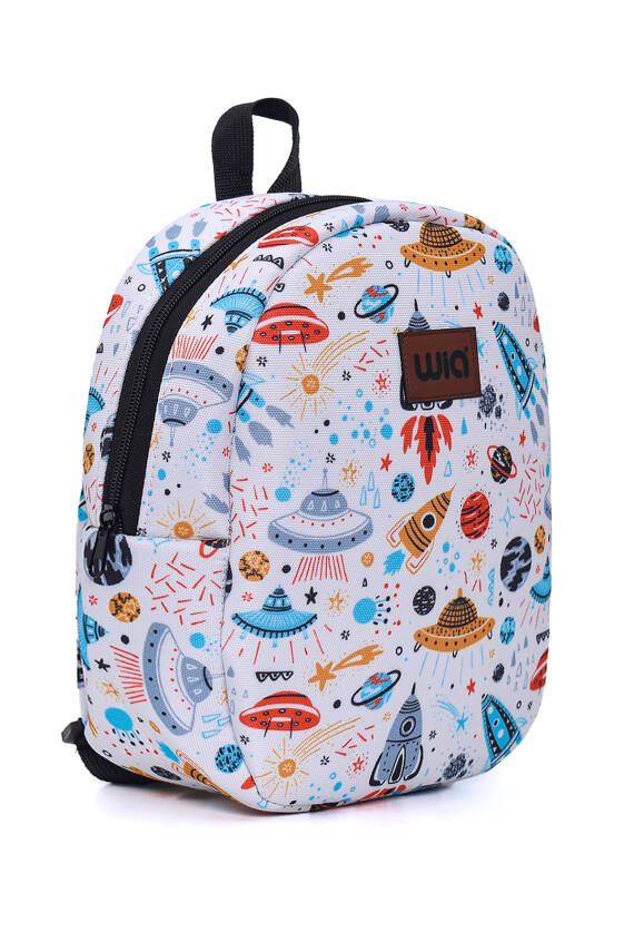 Wia Eğlenceli Baskı Tek Bölmeli Kreş Çanta - 23
