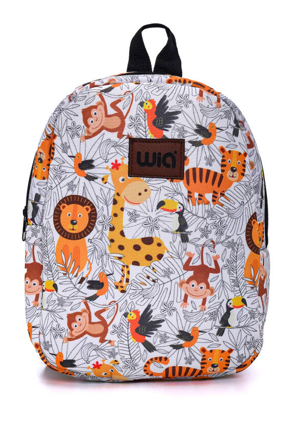 Wia Eğlenceli Baskı Tek Bölmeli Kreş Çanta - 310