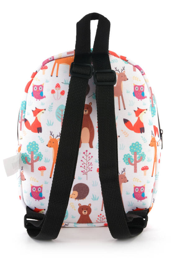 Wia Eğlenceli Baskı Tek Bölmeli Kreş Çanta - 86