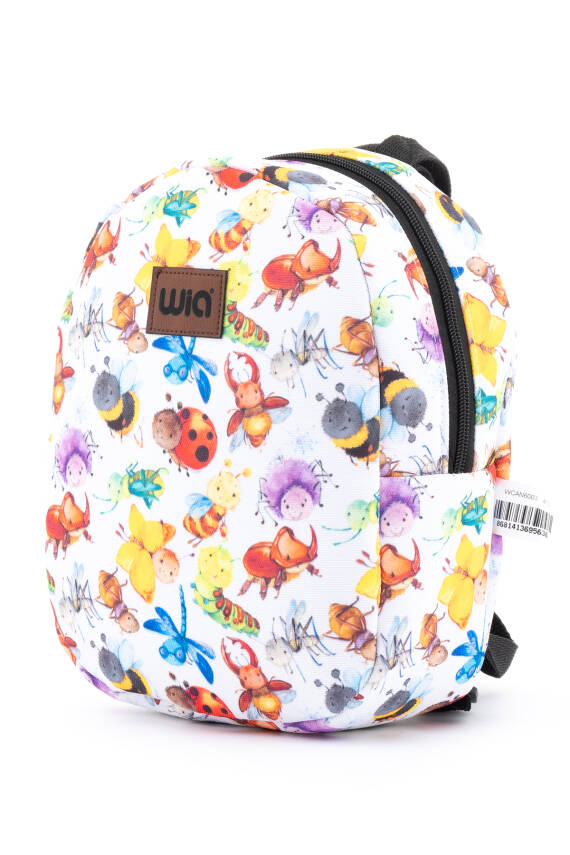 Wia Eğlenceli Baskı Tek Bölmeli Kreş Çanta - 304