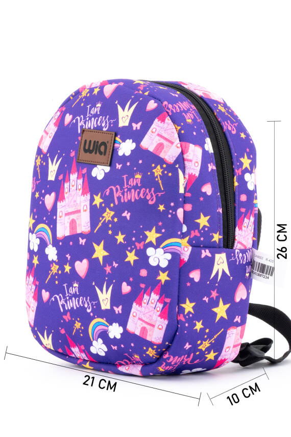 Wia Eğlenceli Baskı Tek Bölmeli Kreş Çanta - 220