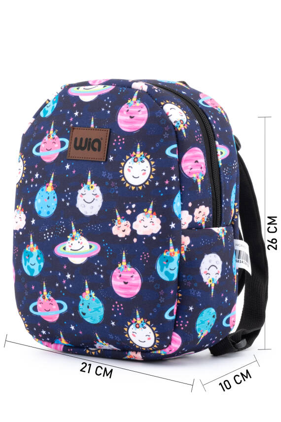 Wia Eğlenceli Baskı Tek Bölmeli Kreş Çanta - 189