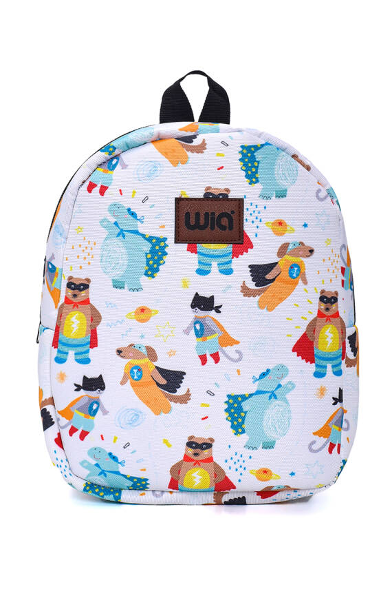 Wia Eğlenceli Baskı Tek Bölmeli Kreş Çanta - 241