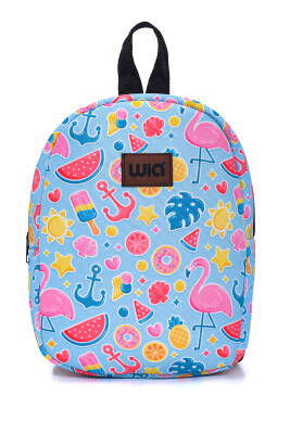 Wia Eğlenceli Baskı Tek Bölmeli Kreş Çanta - 34