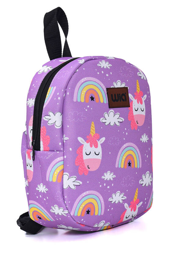 Wia Eğlenceli Baskı Tek Bölmeli Kreş Çanta - 43