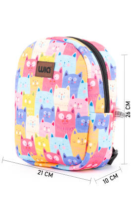 Wia Eğlenceli Baskı Tek Bölmeli Kreş Çanta - 93