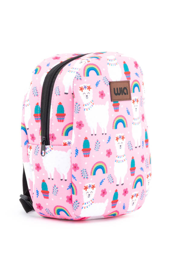 Wia Eğlenceli Baskı Tek Bölmeli Kreş Çanta - 101
