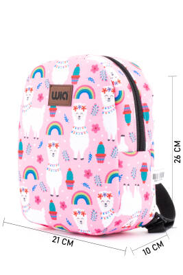 Wia Eğlenceli Baskı Tek Bölmeli Kreş Çanta - 105