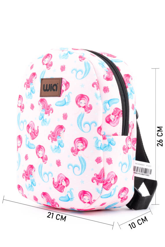 Wia Eğlenceli Baskı Tek Bölmeli Kreş Çanta - 123