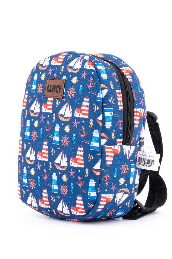 Wia Eğlenceli Baskı Tek Bölmeli Kreş Çanta - 126