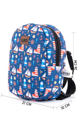 Wia Eğlenceli Baskı Tek Bölmeli Kreş Çanta - 243