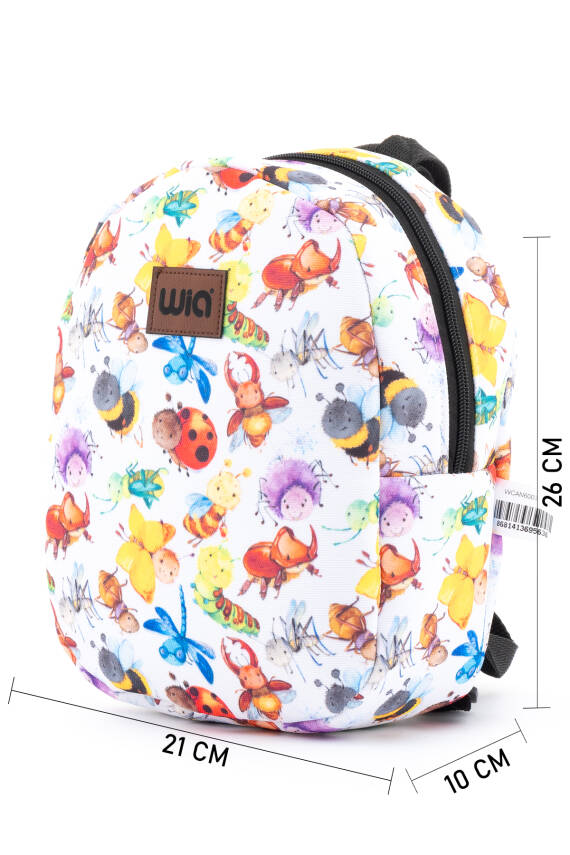 Wia Eğlenceli Baskı Tek Bölmeli Kreş Çanta - 266