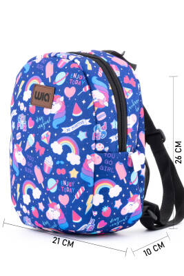 Wia Eğlenceli Baskı Tek Bölmeli Kreş Çanta - 237