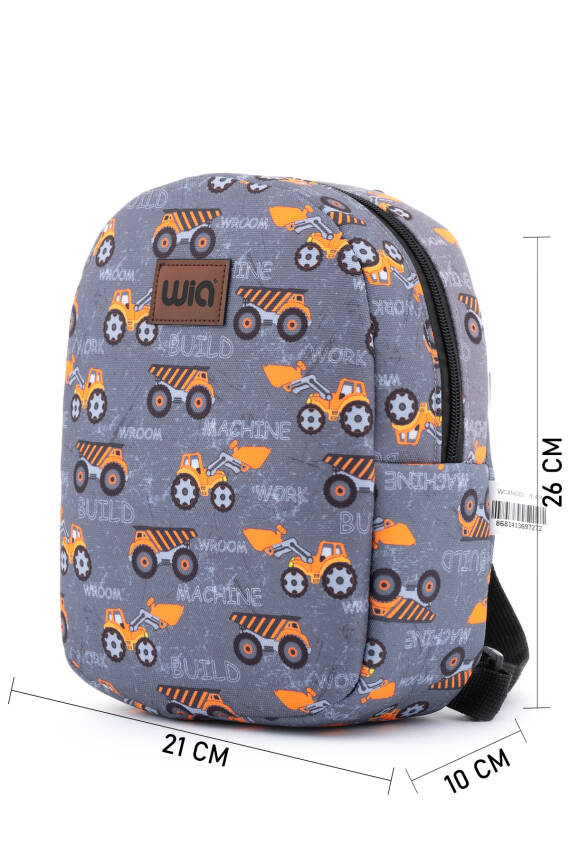 Wia Eğlenceli Baskı Tek Bölmeli Kreş Çanta - 219