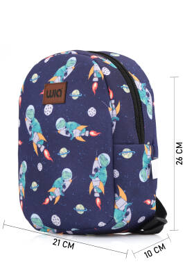 Wia Eğlenceli Baskı Tek Bölmeli Kreş Çanta - 190