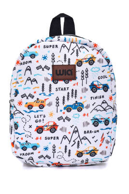 Wia Eğlenceli Baskı Tek Bölmeli Kreş Çanta - 182