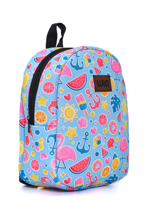 Wia Eğlenceli Baskı Tek Bölmeli Kreş Çanta - 35