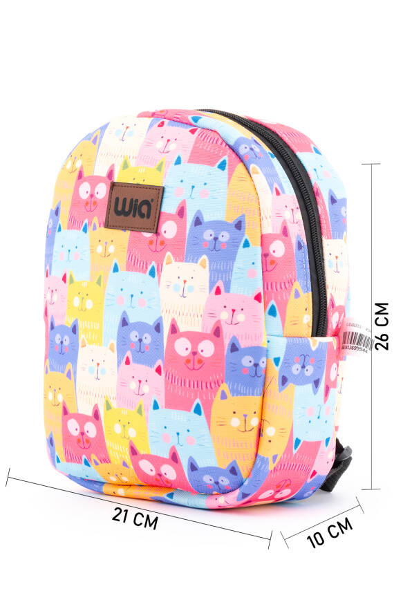 Wia Eğlenceli Baskı Tek Bölmeli Kreş Çanta - 93