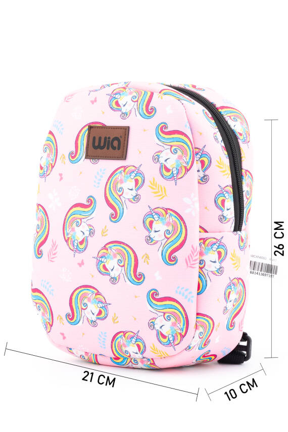 Wia Eğlenceli Baskı Tek Bölmeli Kreş Çanta - 111