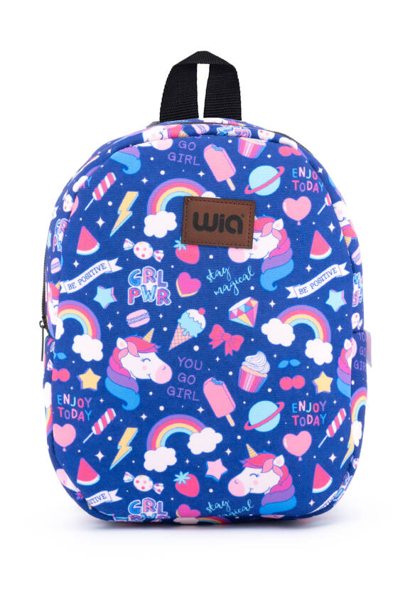 Wia Eğlenceli Baskı Tek Bölmeli Kreş Çanta - 239