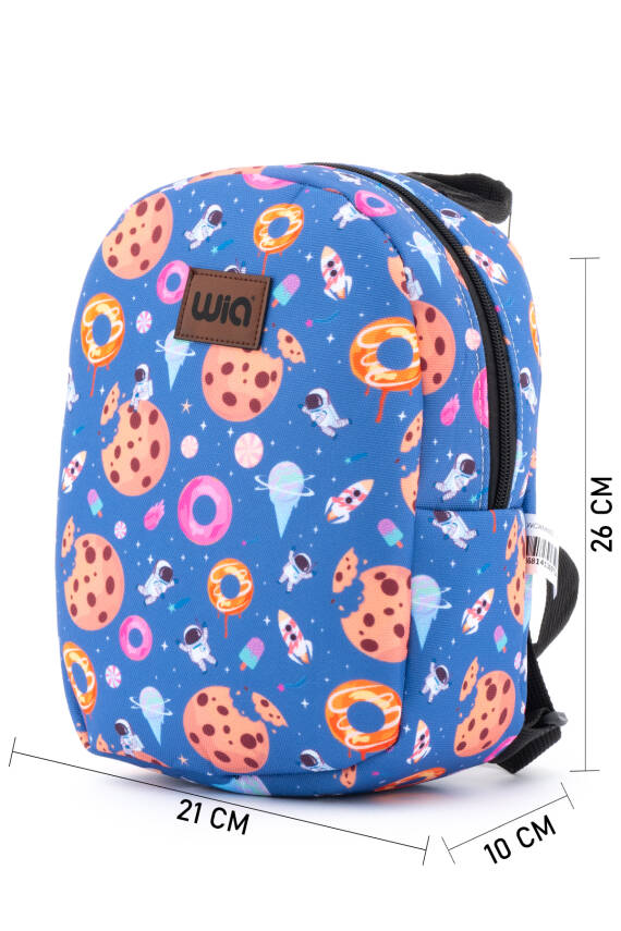 Wia Eğlenceli Baskı Tek Bölmeli Kreş Çanta - 166