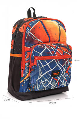 Wia Erkek Çocuk Basketbol Temalı 3'lü Okul Çanta Seti - 5