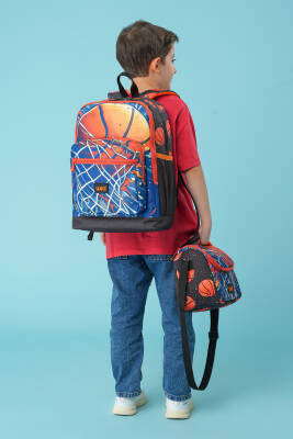 Wia Erkek Çocuk Basketbol Temalı 3'lü Okul Çanta Seti - Wia