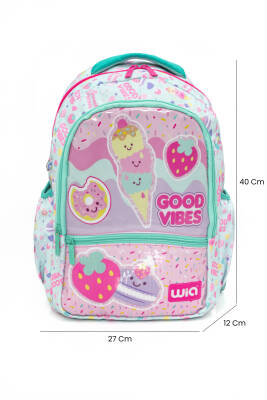 Wia Ice Cream Kız Çocuk İlkokul Çantası - Wia