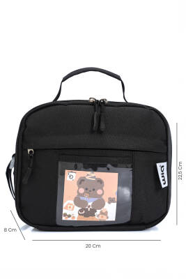 Wia Kawaii Kore Tarzı Ayıcıklı İlkokul ve Beslenme Çantası - 9