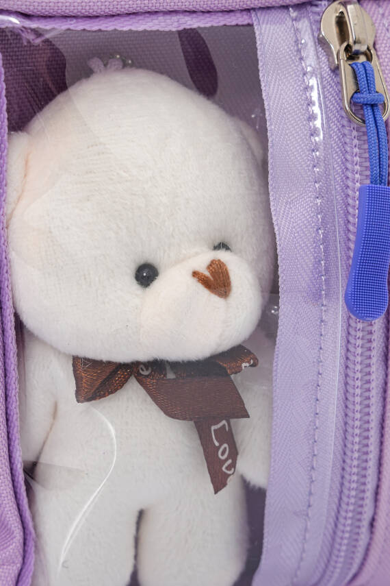 Wia Kawaii Kore Tarzı Ayıcıklı İlkokul ve Beslenme Çantası - 27