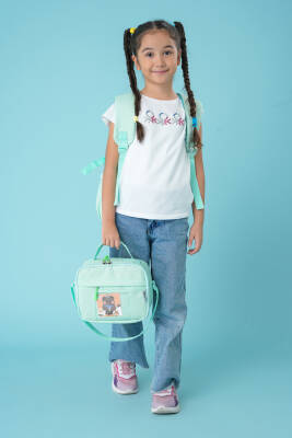 Wia Kawaii Kore Tarzı Ayıcıklı İlkokul ve Beslenme Çantası - 34