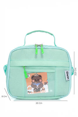 Wia Kawaii Kore Tarzı Ayıcıklı İlkokul ve Beslenme Çantası - 36