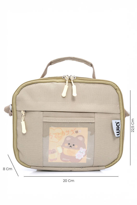 Wia Kawaii Kore Tarzı Ayıcıklı İlkokul ve Beslenme Çantası - 44