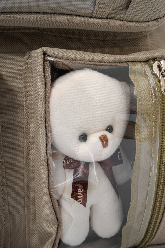 Wia Kawaii Kore Tarzı Ayıcıklı İlkokul ve Beslenme Çantası - 21