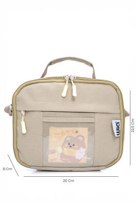 Wia Kawaii Kore Tarzı Ayıcıklı İlkokul ve Beslenme Çantası - 44
